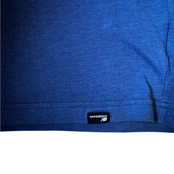 New Balance Navy Tee with Red and White Logo - Picture 3 of 5